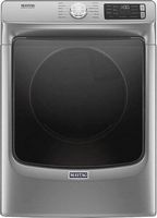 Maytag - 7.3 Cu. Ft. Stackable Electric Dryer with Steam and Extra Power Button - Metallic Slate