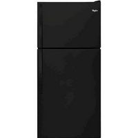 Whirlpool - 18.2 Cu. Ft. Top-Freezer Refrigerator - Black