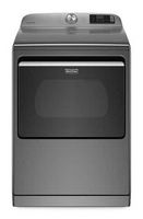 Maytag - 7.4 Cu. Ft. Smart Electric Dryer with Steam and Extra Power Button - Metallic Slate