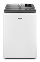 Maytag - 5.2 Cu. Ft. High Efficiency Smart Top Load Washer with Extra Power Button - White