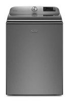 Maytag - 4.7 Cu. Ft. High Efficiency Smart Top Load Washer with Extra Power Button - Metallic Slate
