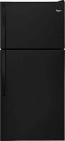 Whirlpool - 18.3 Cu. Ft. Top-Freezer Refrigerator - Black