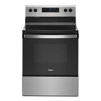 Whirlpool - 5.3 Cu. Ft. Freestanding Electric Range with Keep Warm Setting - Stainless Steel