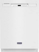 Maytag - 24" Front Control Built-In Stainless Steel Tub Dishwasher with Dual Power Filtration and...