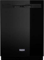 Maytag - 24&quot; Front Control Built-In Stainless Steel Tub Dishwasher with Dual Power Filtration and...