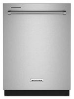 KitchenAid - 24" Front Control Built-In Dishwasher with Stainless Steel Tub, ProWash Cycle, 3rd R...