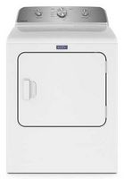 Maytag - 7.0 Cu. Ft. Electric Dryer with Wrinkle Prevent - White
