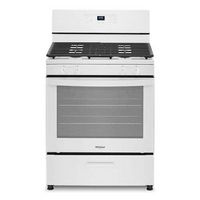 Whirlpool - 5.1 Cu. Ft. Freestanding Gas Range with Broiler Drawer - White