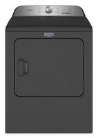 Maytag - 7.0 Cu. Ft. Electric Dryer with Steam and Pet Pro System - Volcano Black