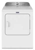 Maytag - 7.0 Cu. Ft. Electric Dryer with Steam and Pet Pro System - White