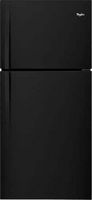Whirlpool - 19.3 Cu. Ft. Top-Freezer Refrigerator - Black