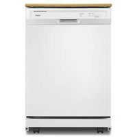 Whirlpool - 24" Front Control Tall Tub Portable Dishwasher - White