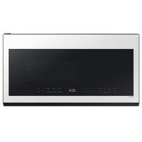 Samsung - OPEN BOX Bespoke 2.1 Cu. Ft. Over-the-Range Microwave with Sensor Cooking and Wi-Fi Con...