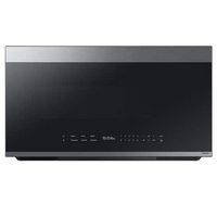 Samsung - OPEN BOX Bespoke 2.1 Cu. Ft. Over-the-Range Microwave with Sensor Cooking and Auto Dimm...