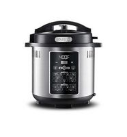 Gourmia - 6-Quart Pressure Cooker and Air Fryer - Black