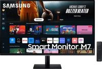 Samsung - M70D 32" LED 4K UHD 60Hz 4ms Smart Monitor with HDR 10 (HDMI, USB) - Black