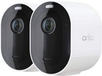 Arlo - Pro 5S 2K Indoor/Outdoor Wireless Spotlight Security Camera - White