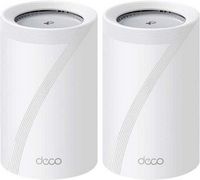 TP-Link - BE11000 Whole Home Multi-Gig Tri-Band Wi-Fi 7 Mesh Router System (2-Pack) - White