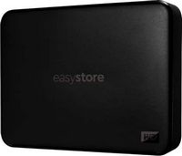 WD - Easystore 6TB External USB 3.2 Gen 1 Portable Hard Drive - Black
