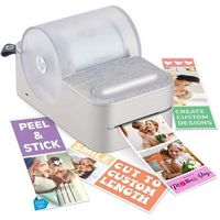 HP - Sprocket Panorama Portable, Instant Label Printer &amp; Photo Printer 2” x .5”- 9” - Gray