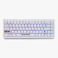 Higround - Summit 2.0 65 Snow Stone 65% Wired Mechanical Lubed Dreamland Linear Switch Gaming Key...