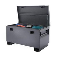 TRINITY - 45" Job Site Box | Matte Rust-Resistant Powder Coated Finish - Gray