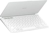 Logitech - Keys-To-Go 2 Slim Portable Bluetooth Keyboard for Tablet With Built-in Cover - Pale Gray