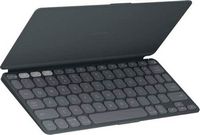 Logitech - Keys-To-Go 2 Slim Portable Bluetooth Keyboard for Tablet With Built-in Cover - Graphite