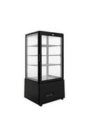 Premium Levella - 2.9 Cu. Ft. 4-Sided Glass Commercial Merchandiser Refrigerated Display Case - B...
