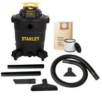 Stanley - 14 Gallon 6HP Pro Poly Series Wet/Dry Vacuum - black
