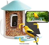 BIRDFY - Smart Wild Bird Feeder with Camera for Outdoor, Solar Power&amp;AI Enabled Bird Recognition ...