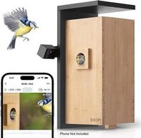 BIRDFY - AI Smart Birdhouse, Bird Nest with Dual Cameras, Solar Power&amp;AI Enabled Bird Recognition...