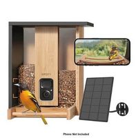 BIRDFY - Smart Wild Bird Feeder with Camera for Outdoor , AI Enabled Bird Recognition&amp;Solar Power...