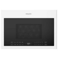 Hotpoint - 1.4 Cu. Ft. Over-the-Range Microwave with Sensor Cooking and LED Display Controls - White