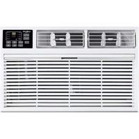 Whirlpool - 350 sq ft 8,000 BTU Through the Wall Air Conditioner with Supplemental Heat - White