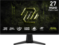 MSI - MAG 275QF E20 27" QHD Rapid IPS 200Hz 0.5ms Adaptive Sync Premium Gaming Monitor with HDR(D...
