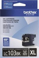 Brother - LC103BK XL High-Yield Ink Cartridge - Black