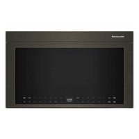 KitchenAid - 1.1 Cu. Ft. Convection Flush Built-In Over-the-Range Microwave with Air Fry Mode - B...