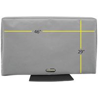 Solaire - Outdoor TV Cover for Most Flat-Panel TVs Up to 52" - Gray
