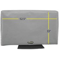 Solaire - Outdoor TV Cover for Most Flat-Panel TVs Up to 60" - Gray
