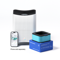 Mila - Air 3 Purifier with Overreactor Filter, HEPA 99.995%, 1.3lb Carbon for VOC, Smoke, Heavy P...