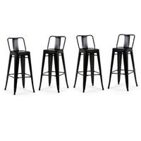 Simpli Home - Rayne Metal Bar Stool (Set of 4) - Black