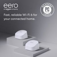 eero - 6 AX1800 Dual-Band Mesh Wi-Fi 6 System (2-pack) - White