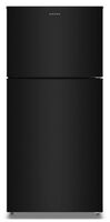 Amana - 30 in. Wide 19 cu. ft. Garage Ready Top-Freezer Refrigerator and - Black