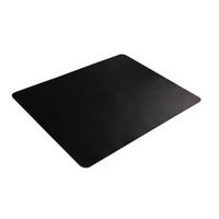 Floortex - Desktex Black Vinyl Rectangular Desk Pad - 20" x 36" - Black