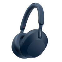 Sony - WH1000XM5 Wireless Noise-Canceling Over-the-Ear Headphones - Blue