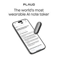 PLAUD - NotePin Memory Capsule Smart AI Voice/Audio Recorder - V2 - Cosmic Grey