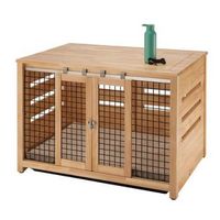 TRINITY - 40" Natural Pet Crate Accent Table - Natural