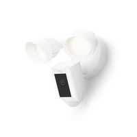 Ring - Floodlight Cam Plus Outdoor Wired 1080p Surveillance Camera - White