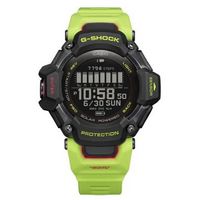 Casio - G-Shock Move 52mm Heart Rate + GPS Solar Assist Resin Strap Smartwatch - Yellow